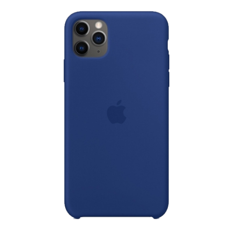 Накладка Apple iPhone 11 Pro Max Silicon Case (Синий лён)